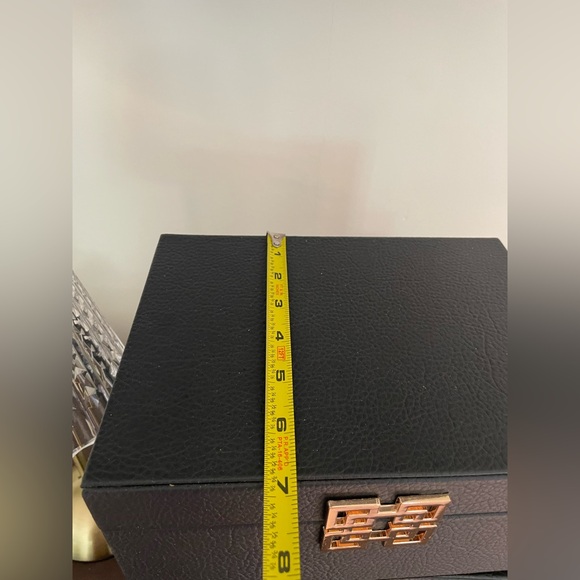 Decorative Black Box Set with Gold Accents - Picture 9 of 11